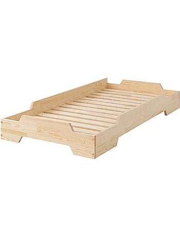 Lit enfant box 8 100×190 cm pin massif