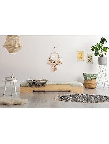 Lit enfant box 8 100×190 cm pin massif