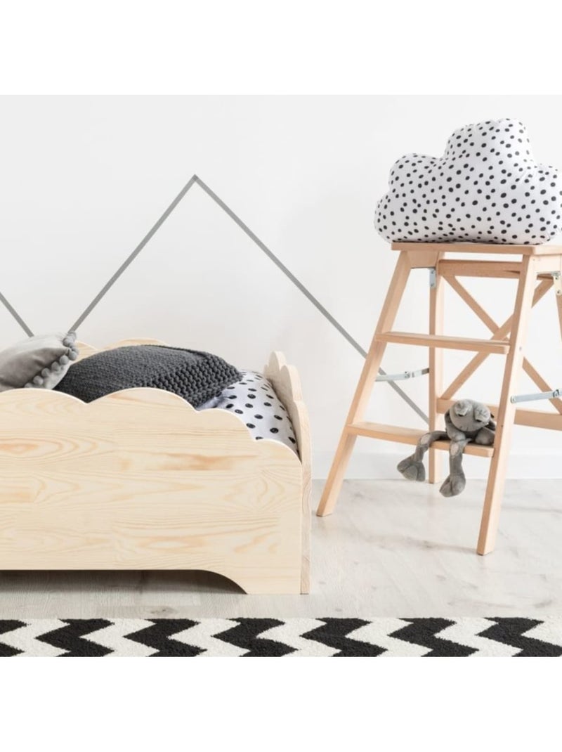 Lit enfant box 9 100×180 cm pin massif Beige - Kiabi