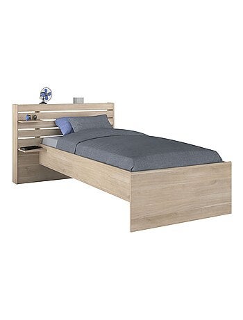 Lit enfant chevet inclus