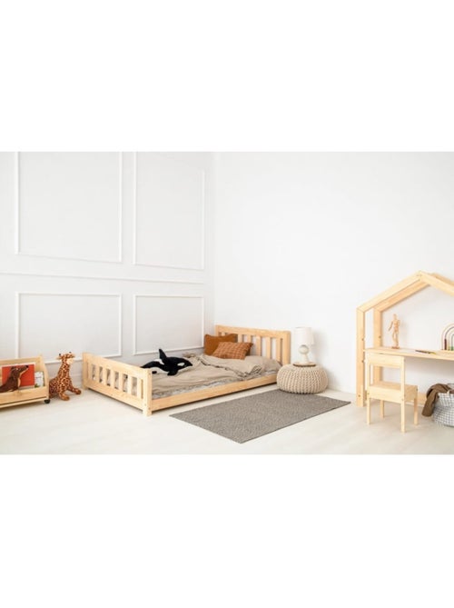 Lit enfant cpn 120×200 cm pin massif - Kiabi
