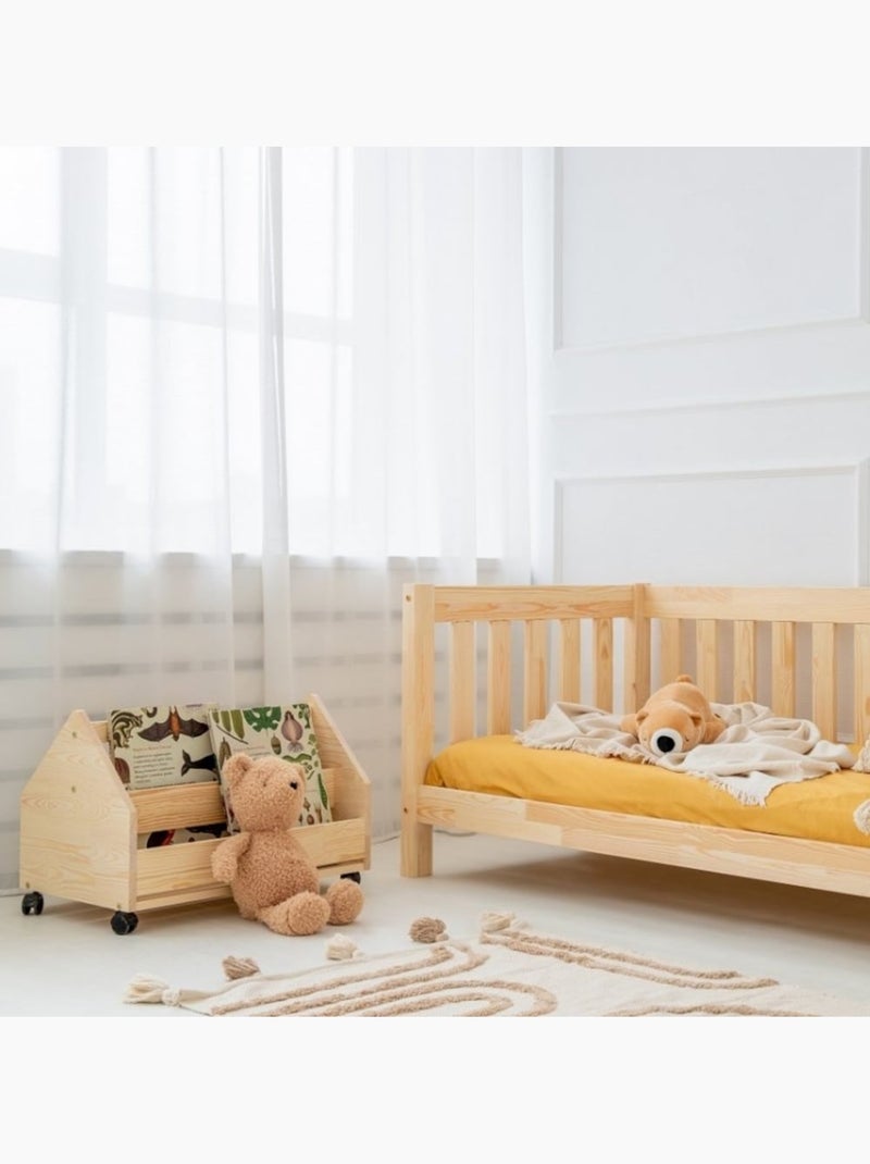 Lit enfant cpp 100×180 cm pin massif Beige - Kiabi