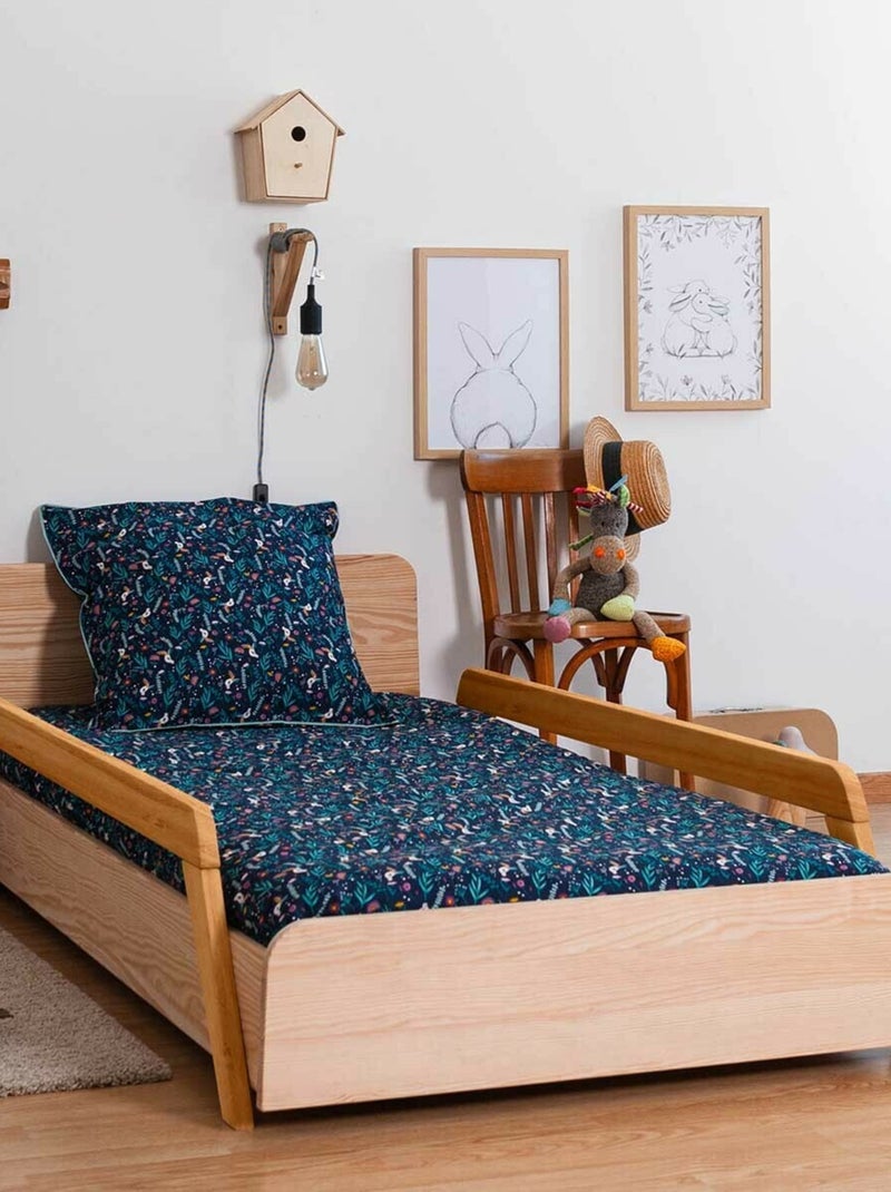 Lit enfant évolutif avec barrières Dixia - AKITEN RETAIL Marron - Kiabi