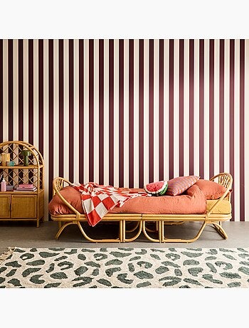 Lit enfant exotique 90 x 190 cm rotin Arlo