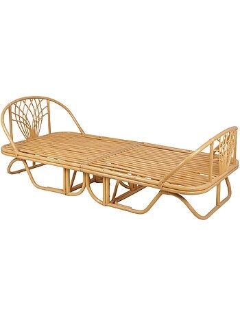 Lit enfant exotique 90 x 190 cm rotin Arlo