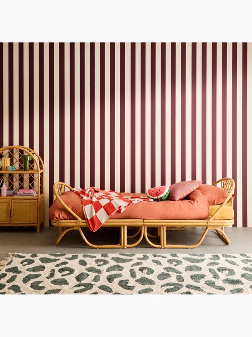 Lit enfant exotique 90 x 190 cm rotin  Arlo - Kiabi