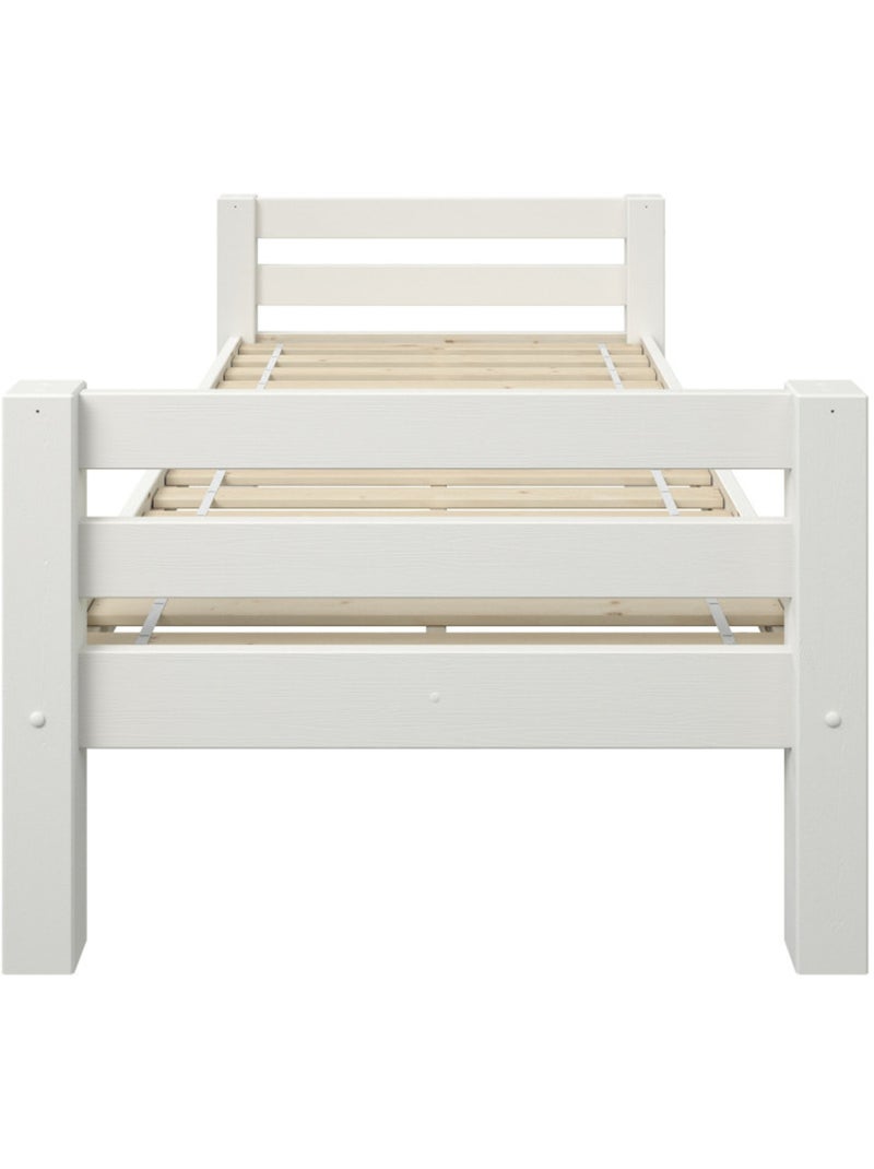 Lit enfant extra-solide en bois massif  HERCULE Blanc - Kiabi