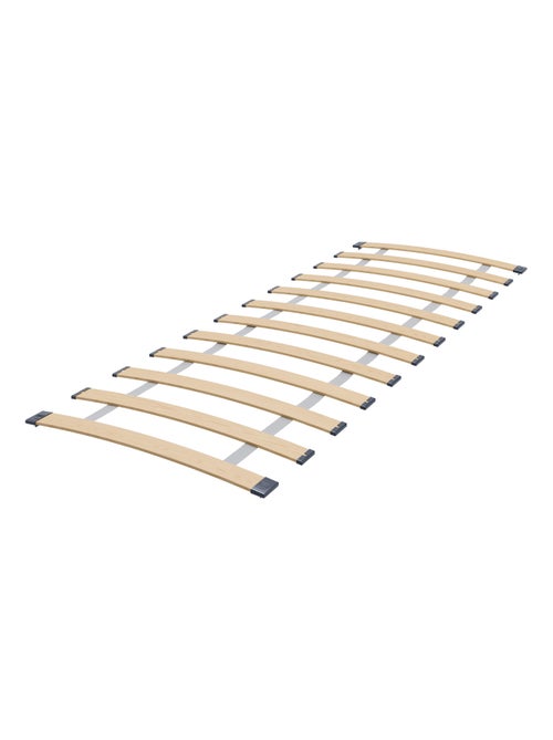 Lit enfant fille FIONA avec tiroir balustrade et matelas inclus - Kiabi