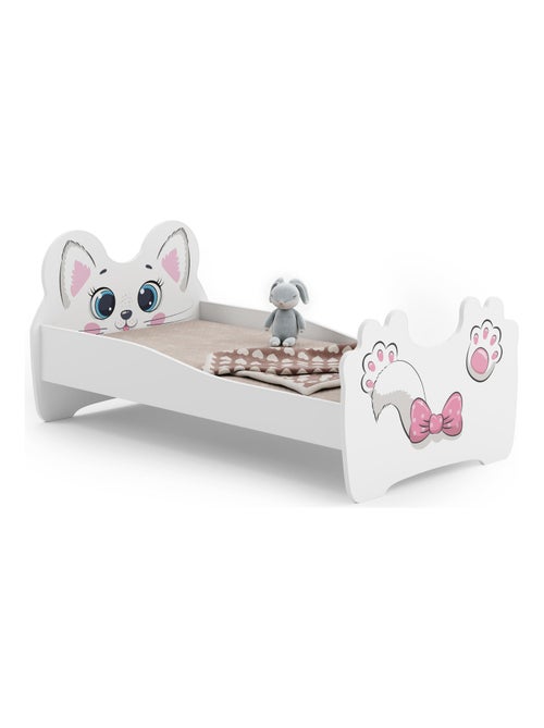 Lit enfant fille MOUNA avec matelas et cadre - Kiabi