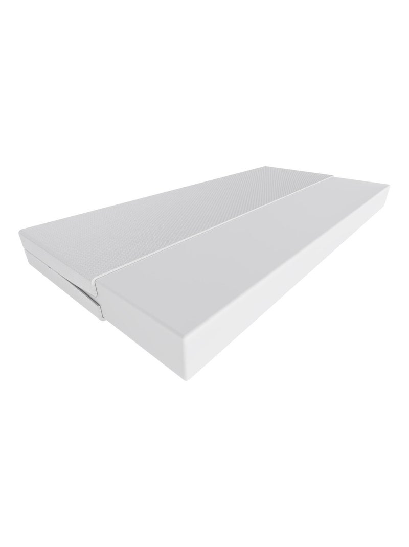 Lit enfant fille mouna avec tiroir matelas et cadre inclus Blanc Rose - Kiabi