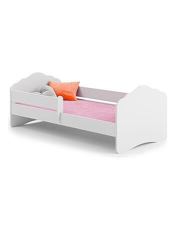 Lit enfant FIONA avec balustrade et matelas