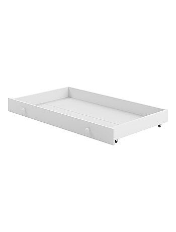 Lit enfant fille LOU avec tiroir balustrade et matelas inclus