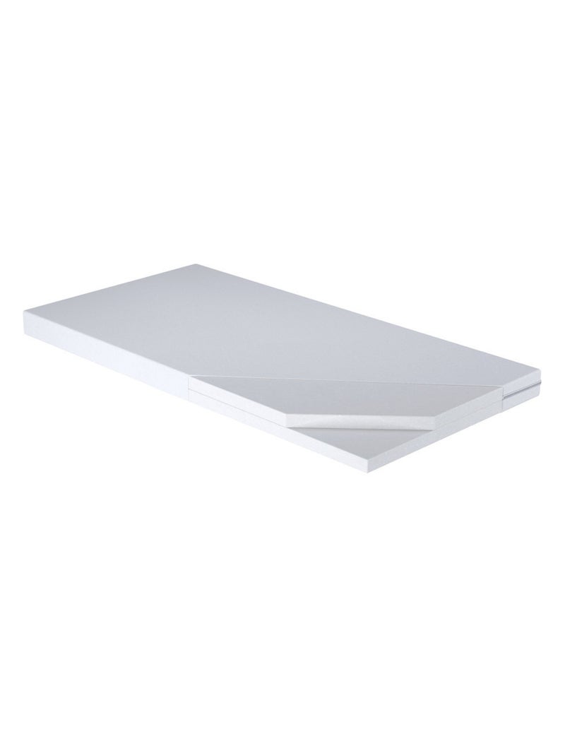 Lit enfant garçon tracteur coloré avec matelas et sommier inclus Blanc Bleu ciel Noir - Kiabi
