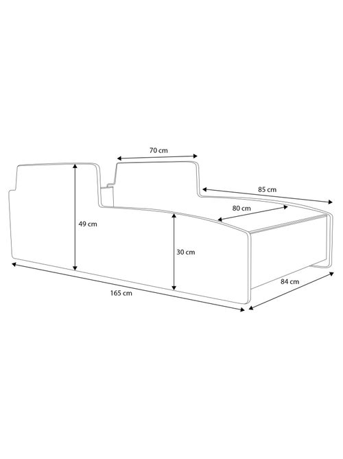Lit enfant garçon tracteur coloré avec matelas et sommier inclus - Kiabi