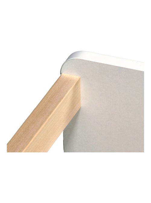 Lit enfant inspiration Montessori au sol à barreaux bicolore - Kiabi