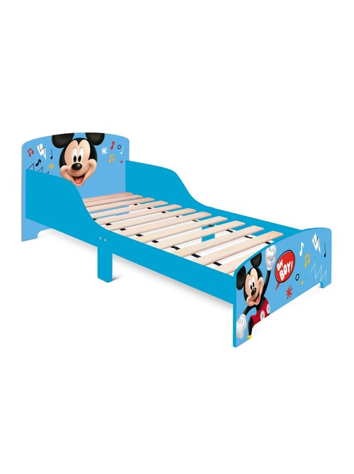 Lit enfant Lilo & Stitch 70x140 cm - MDF bleu - Kiabi