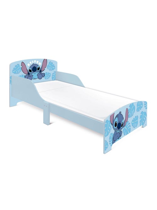 Lit enfant Lilo & Stitch 70x140 cm - MDF bleu - Kiabi