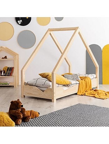 Lit enfant loca a 80×190 cm pin massif