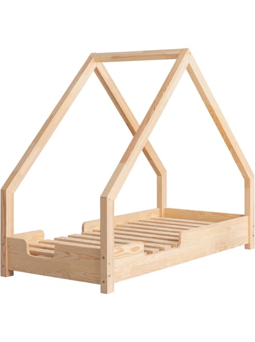 Lit enfant loca c 70×160 cm pin massif - Kiabi