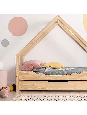 Lit enfant loca d 70×140 cm pin massif