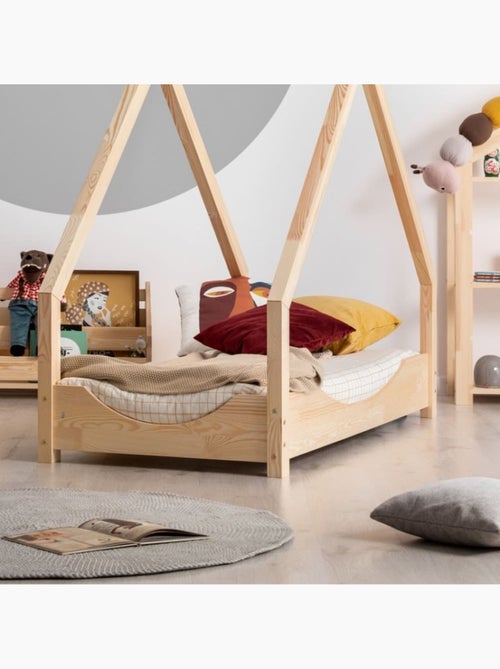 Lit enfant loca e 100×180 cm pin massif - Kiabi