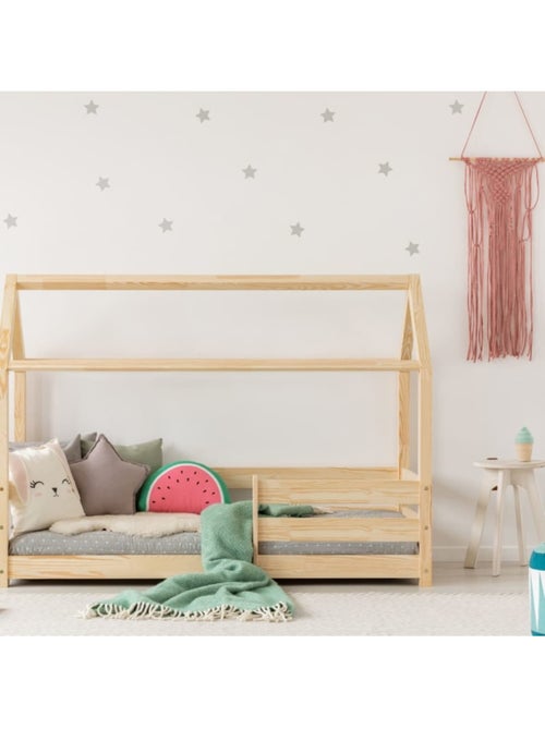 Lit enfant mb 120×190 cm pin massif - Kiabi