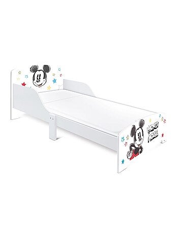 Lit enfant Mickey 70x140 cm - MDF bleu