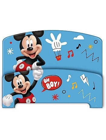 Lit enfant Mickey 70x140 cm - MDF bleu