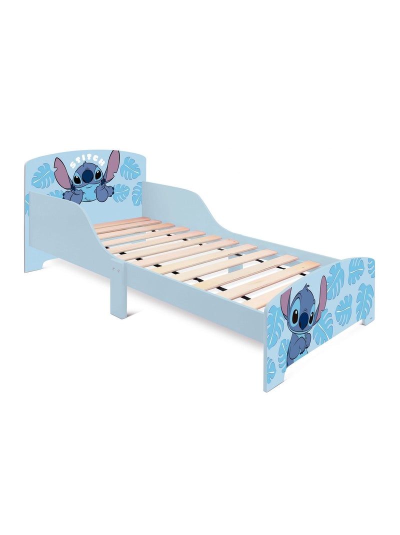 Lit enfant Minnie 70x140 cm - MDF rose Rose clair - Kiabi