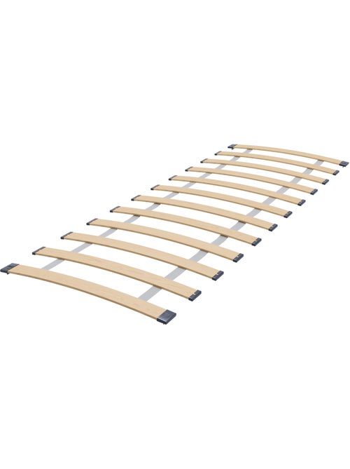 Lit enfant mixte garçon et fille LOU avec tiroir balustrade et matelas inclus - Kiabi