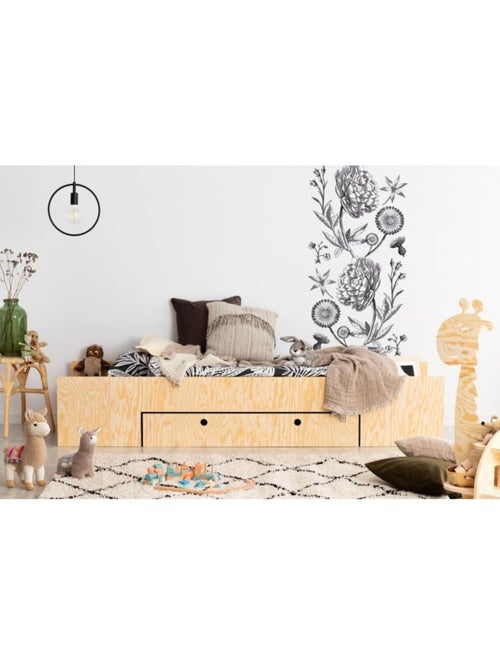 Lit enfant mlc 90×180 cm contreplaqué - Kiabi