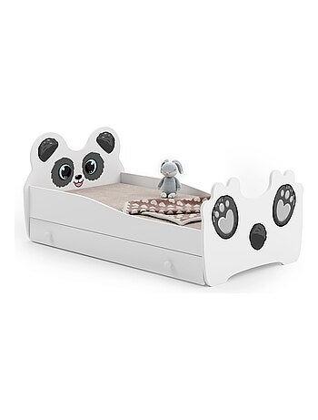 Lit enfant fille mouna avec tiroir matelas et cadre inclus