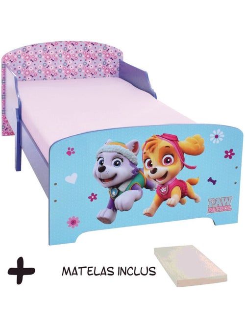 Lit enfant Pat Patrouille + Matelas - Kiabi