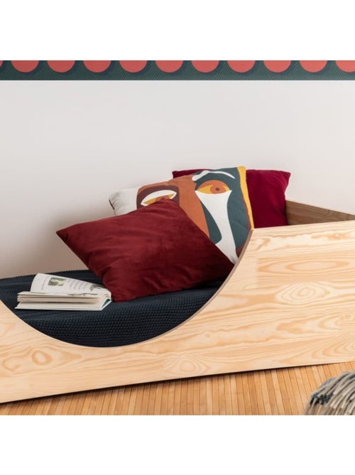 Lit enfant pepe 2 80×190 cm pin massif - Kiabi