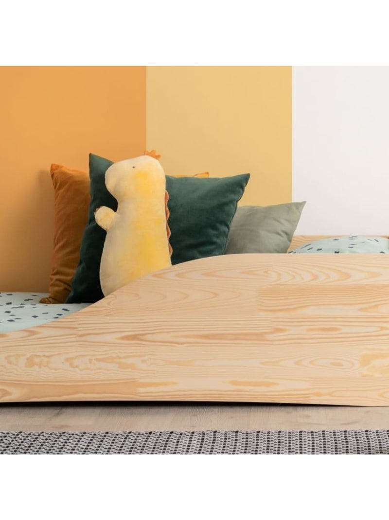 Lit enfant pepe 3 90×160 cm pin massif Beige - Kiabi