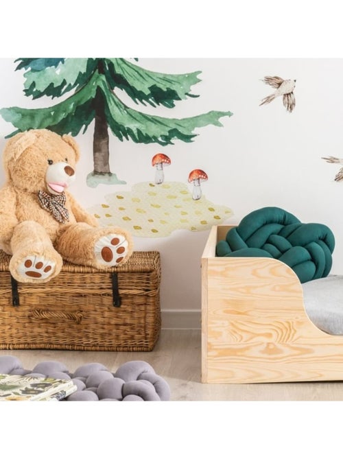 Lit enfant pepe 6 70×140 cm pin massif - Kiabi