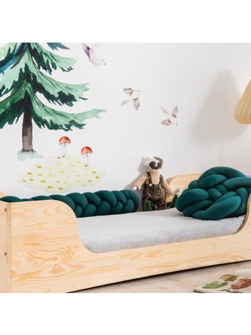 Lit enfant pepe 6 70×140 cm pin massif - Kiabi