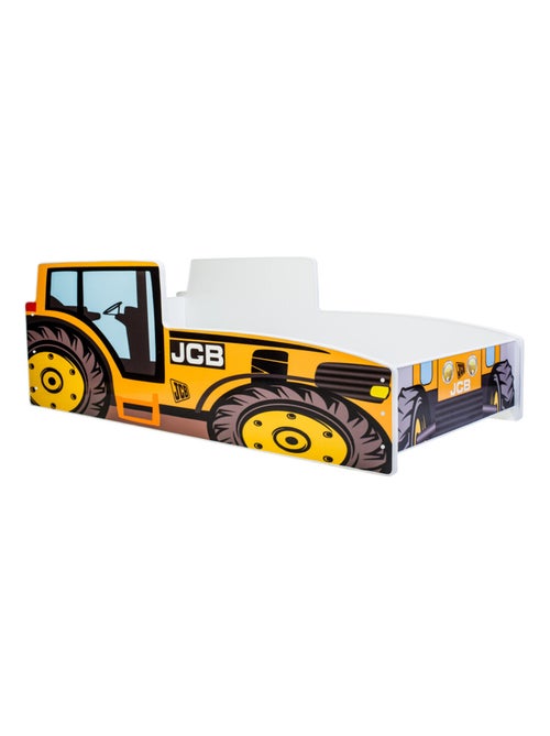 Lit et Matelas Tracteur Jaune - 140 x 70 cm - Kiabi