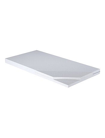 Lit et matelas tracteur jaune jcb - 140 x 70 cm