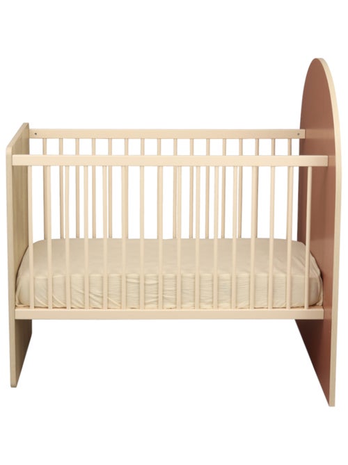 Lit évolutif 120x60 en 90x190- tête de lit arche - SAUTHON - Kiabi Lit évolutif 120x60 en 90x190- tête de lit arche - SAUTHON - Kiabi