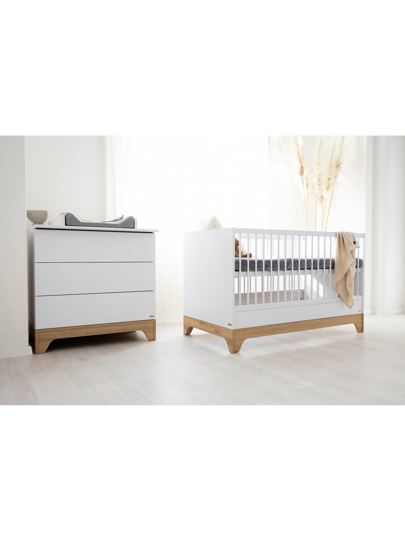 Lit Evolutif 70x140cm - LUMINA Blanc - Kiabi