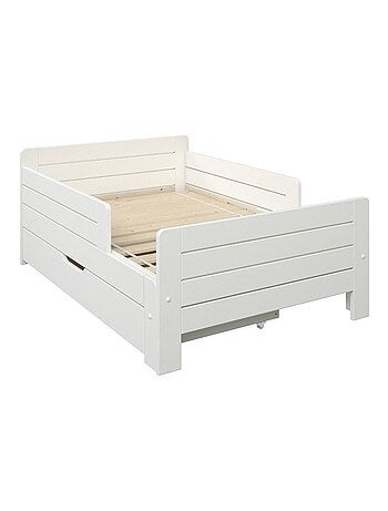 Lit évolutif avec tiroir pin massif EDOUARD