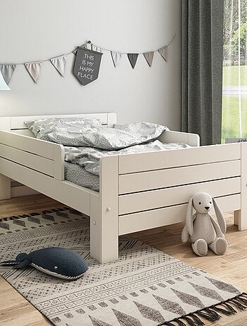 Lit évolutif pin massif EDOUARD