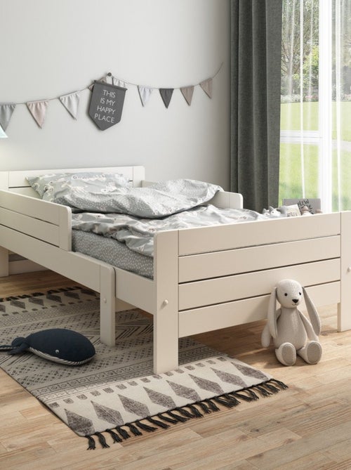 Lit évolutif pin massif  EDOUARD - Kiabi