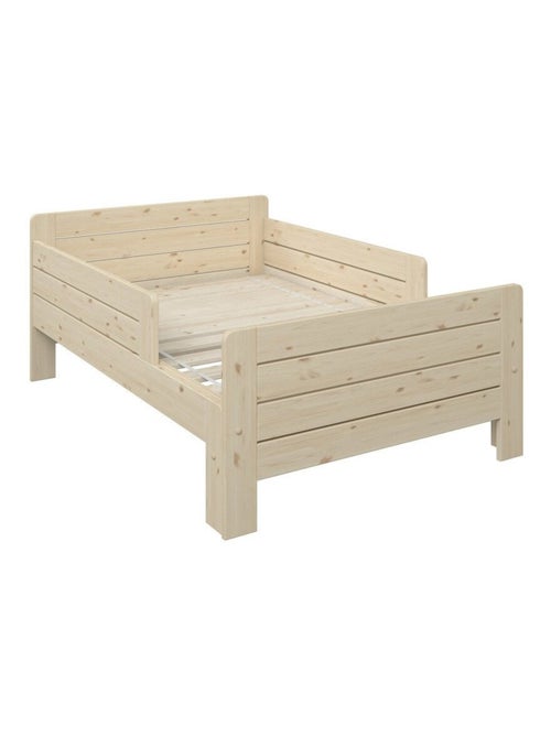 Lit évolutif pin massif  EDOUARD - Kiabi