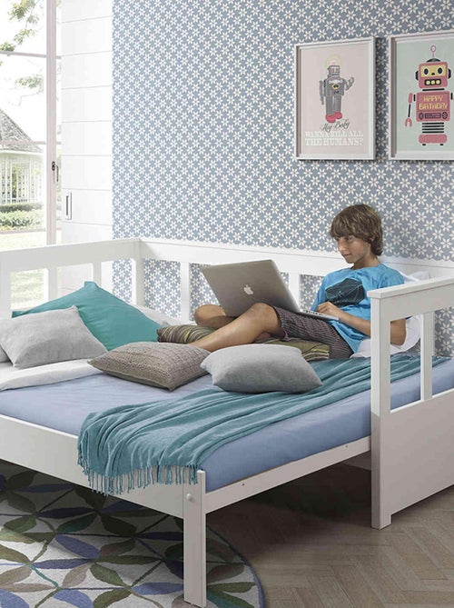 Lit extensible laqué - Kiabi