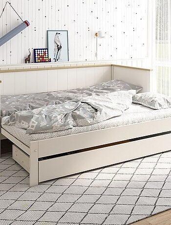 Lit extensible pin massif BASILE