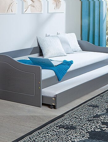 Lit gigogne en bois massif