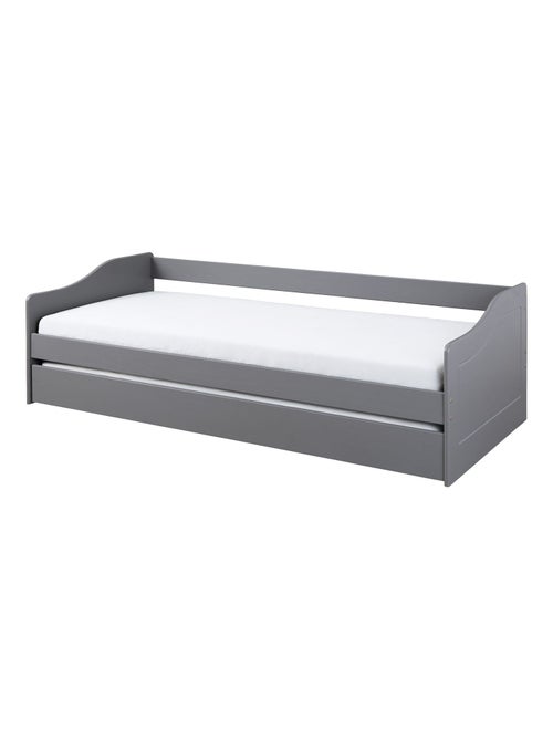 Lit gigogne en bois massif - Kiabi