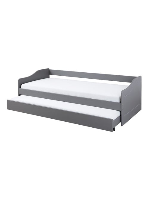 Lit gigogne en bois massif - Kiabi